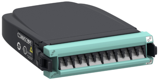 CommScope G2 LL Multimode OM4 MPO 12 distribution module, 12 LC to 1x12f MPO pinned, inte…