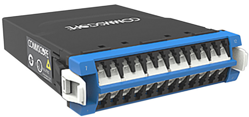 CommScope G2 Singlemode MPO-24 Distribution Module, 24LC to 1X24f MPO unpinned, internal…