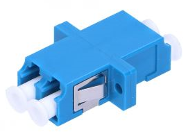 CommScope LC DUPLEX OS2 ADAPTER W/FLANGE BLUE